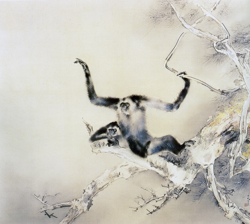 橋本関雪  肉筆短冊三点 若書き 墨竹 人物 蓮華 橋本関雪 生誕140周年 KANSETSU－入神の技・非凡の画－ | 京都